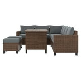 Walmart Better Homes & Gardens Brookbury 5-Piece Outdoor Sectional
