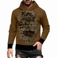 thumbnail image 5 of BiZtdJrK Christmas Hoodies for Men Warm Fleece Long Sleeve Xmas Antlers Hooded Sweatshirts Cute Winter Casual Pullover Tops, Brown, XXXL, 5 of 9