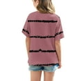 thumbnail image 5 of Frwgonr Girls T-Shirts Soft Striped Tees Kids Tshirts Clothes Summer Tops T-Shirt Pink, Size 5-15 Years, 5 of 6