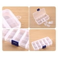 thumbnail image 2 of FurNest 10 Compartments Plastic Box Case For Jewelry Bead Container Craft Storage, 2 of 9