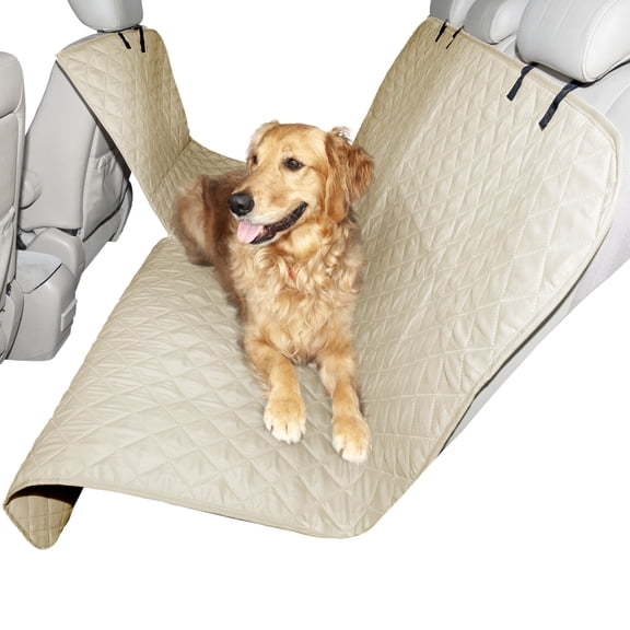 FurHaven Pet Car Seat Cover | Quilted Car Seat Cover, Clay, Hammock