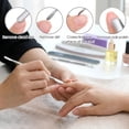 thumbnail image 6 of EXLEAF 5 Pcs Dual-Sided Cuticle Pusher Set,Stainless Steel Cuticle Pusher Tool for Manicure&Pedicure,Cuticles Trimmer,Nail Scraper,Cuticles Remover Tools for Salon, 6 of 15