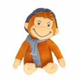 thumbnail image 3 of Curious Monkey Monkey Cute Plush Toy Doll, 3 of 5