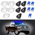 thumbnail image 3 of CCIYU 5 Pack Clear Cab Marker Clearance Light + Blue T10 8-3020-SMD LED bulbs w/Bases Replacement fit for Replacement fit for Ford E-150 E-250 F-250 F-350 F-450 Super Duty, 3 of 5