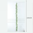 thumbnail image 5 of Trenza de ratán artificial con flor de plástico, hoja de eucalipto, hoja de plata, decoración del hogar de boda, flor púrpura JM, 5 of 5