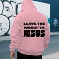 thumbnail image 4 of Christian Hoodies for Men 2025 Leave The Judgin To Jesus Hoodie with Pockets Hooded Sweatshirt Pullover Tops, 4 of 7