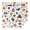 Halloween Pattern, variant on Halloween Patterned Pumpkins (2) Square Tablecloth,Waterproof Square Table Cover,Wipeable Spillproof Washable Table Cover for Home Kitchen Party Decor 42"X42"(107x107cm)