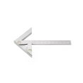 thumbnail image 1 of ZheElen Professional Carbon Steel Center Finders Line Gauge 45/90 Degree Ruler Measuring Tool Woodworking Carpenter Tools, 1 of 6
