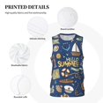 thumbnail image 3 of Sikiie Marine Nautical Basketball Jersey Reversible Men's Mesh Athletic Sports Shirts Training Practice S-4XL4X-Large, 3 of 6