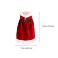thumbnail image 4 of 2PCS Christmas Wine Bottle Cover Creative Dress Style Bottle Decor Suit, 4 of 8