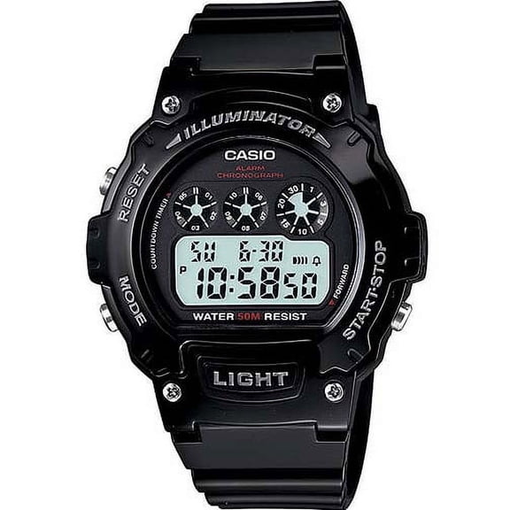 Casio Men's Glossy Resin Digital Sport Watches W214HC