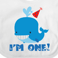 thumbnail image 4 of Inktastic Whale 1st Birthday Boys or Girls Baby Bib, 4 of 4