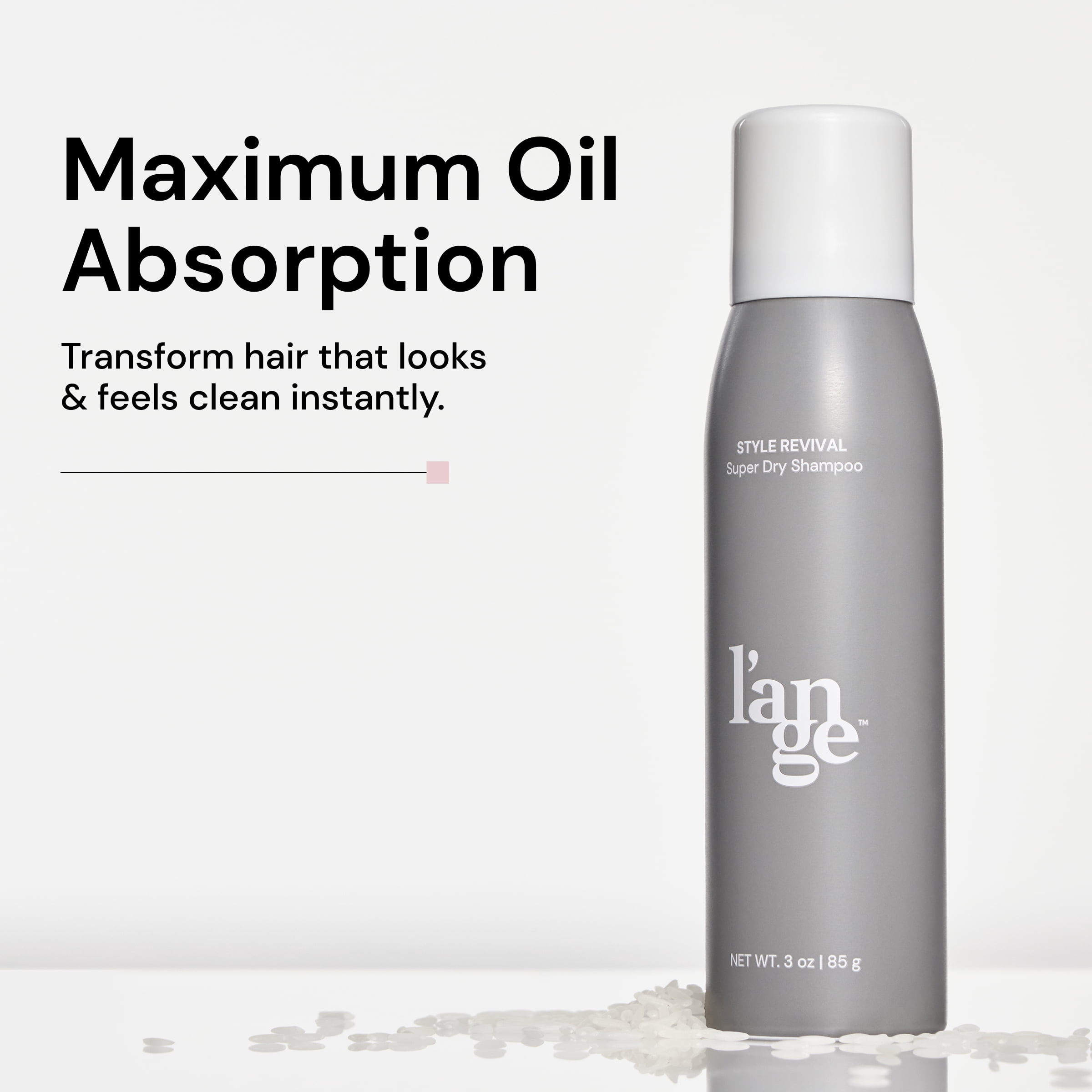 L'ANGE HAIR Style Revival Super Dry Shampoo Spray | Refreshes Hair and Absorbs Oil | Adds Texture and Body for Styling