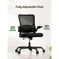 thumbnail image 4 of Silla de oficina Marsail con brazos ajustables lumbares ergonómicos de malla, 4 of 4