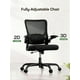 thumbnail image 4 of Silla de oficina Marsail con brazos ajustables lumbares ergonómicos de malla, 4 of 4