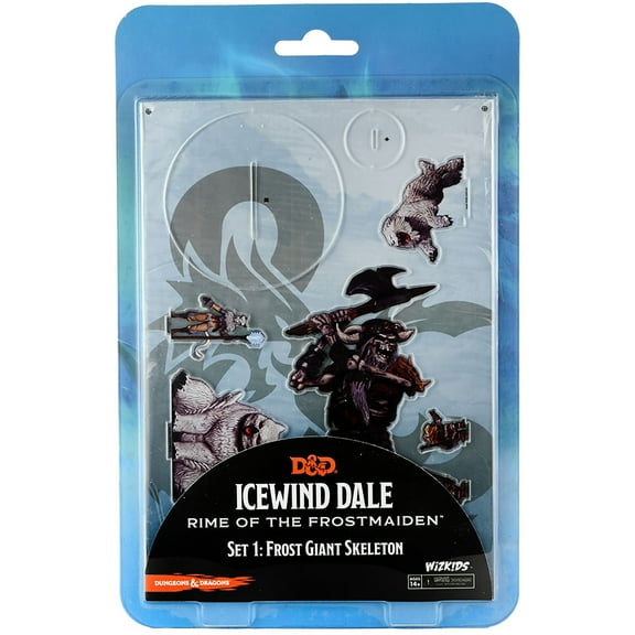 D&D Idols of the Realms Miniatures: Icewind Dale: Rime of the Frostmaiden: 2D Set 1  (Frost Giant Skeleton) - Dungeons & Dragons