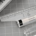thumbnail image 3 of Parallel Rolling Ruler 12 inch Clear Metric Drawing Tool with Protractor for Drafting Measuring, 3 of 6