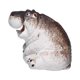 thumbnail image 5 of Estatua de animal pequeño, figura de animal en miniatura, escultura de mascota de té, regalo para amantes del té Hipopótamo, 5 of 9
