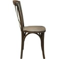 thumbnail image 5 of Gray Wash Dark Driftwood X-Back Chair, 5 of 6