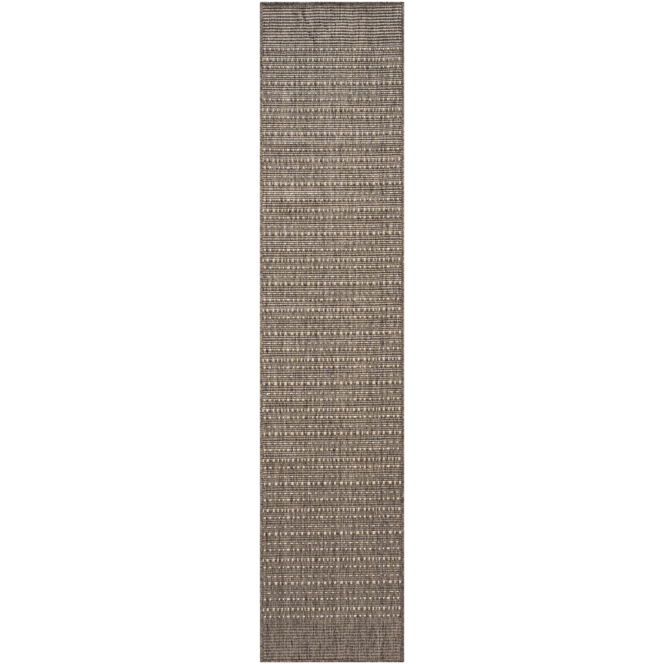 Nourison Tulum 2'2" x 10' Brown Outdoor Rug