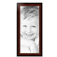 thumbnail image 2 of ArtToFrames 10" x 24" Honors Mahogany with Black Picture Frame, 10x24 inch Brown Wood Poster Frame (WOM-5154), 5 Pack, 2 of 6