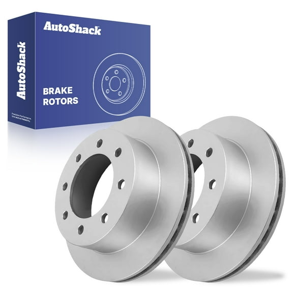 AutoShack 12.99" (330 mm) Rear Vented Brake Rotors Coated | Replacement for 2006-2017 Chevrolet Express 2500 2003-2016 Chevrolet Express 3500 2008-2017 GMC Savana 3500 | 2-PC Set | ArmorStop