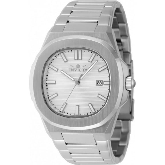 Invicta 48318 Men's Speedway Quartz Silver Tone Dial Steel Watch