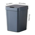 thumbnail image 2 of Anckoeil Appliance Three-mode Sensor Trash Can Touchless Sensor Trash Can 13 LiterSmall Capacity Trash Can with Lid Sensor Kitchen Bin Recycling For Kitchen/Living Room/Office, 2 of 6