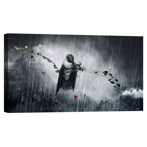 Epic Graffiti "Reach" by Cameron Gray, Giclee Canvas Wall Art, 12"x24"