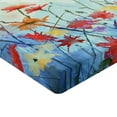 thumbnail image 2 of Ambesonne Flower Fitted Sheet, Composition of Plants, Queen Size, Multicolor, 2 of 3