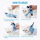 thumbnail image 4 of Juego de arnés y correa para gatos para caminar 360 ° envolvente para perros y gatos pequeños Arnés con efecto amortiguador y resistencia al escape, adecuado para bolsas plegables con telas catiónicas Adepaton LL-2090-3, 4 of 7