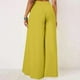 thumbnail image 3 of Pantalones palazzo de cintura alta para mujer - Mezcla de lino - Estampados - Cintura elástica - S-XXL - Verano/Casual, 3 of 6