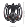 thumbnail image 2 of EeaseCA 1 Ensemble Masque de Plongée Masque de Plongée Intégral Équipement de Plongée Portable, 2 of 7