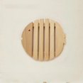 thumbnail image 1 of Kitchen wooden cartoon insulation mat dining table mat non-slip pot mat creative cute tea cup bowl mat coasterBeech 1piece, 1 of 3