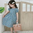 thumbnail image 2 of Gyratedream Toddler Kids Baby Girls Floral Sundress Casual Backless Princss Dress, Size 1-7 Years, 2 of 6