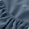 thumbnail image 6 of Bare Home Luxury 1800 Collection Fitted Sheet, Ultra-Soft, Deep Pocket, Twin-XL, Bering Sea, 6 of 8