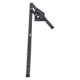 thumbnail image 1 of Bevel Protractor, Angle Finder Ruler 0-180 Degree 4 Piece Construction  for Woodworking, 1 of 7