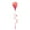 Pink, variant on MasteelfCA Colorful Hot Air Balloons Cloth Wind Spinners Outdoor Kindergarten Hanging Decor