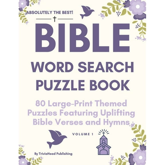 Bible: Word Search Puzzle Book, Vol. 1, (Paperback)