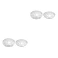 thumbnail image 2 of relayinert Lot de 5 Soucoupes de Plantes en Plastique Transparent Plateau Rond pour Intérieur & Extérieur Transparent 6 Pouces 2Set, 2 of 6