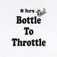 thumbnail image 2 of CafePress - 8Hrs Bottle To Throttle Infant Bodysuit - Baby Light Bodysuit, Size Newborn - 24 Months, 2 of 4