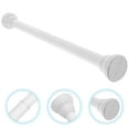 thumbnail image 4 of White Plastic Tension Rod for Bathroom Adjustable Length Shower Curtain Rod Fits Various Spaces, 4 of 8