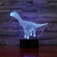 thumbnail image 2 of Lámpara LED de ilusión 3D con luz nocturna, dinosaurio Tanystropheus, 2 of 3