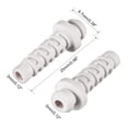 thumbnail image 4 of 10pcs 3mm Inner Dia Strain Relief Cord Boot Protector Power Tool Hose White, 4 of 4