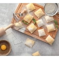 thumbnail image 4 of Juego de 3 cortadores de lavioli y molde para fideos con mango de madera para delicias de pasta caseras, juego tradicional para hacer empanadillas, 4 of 7