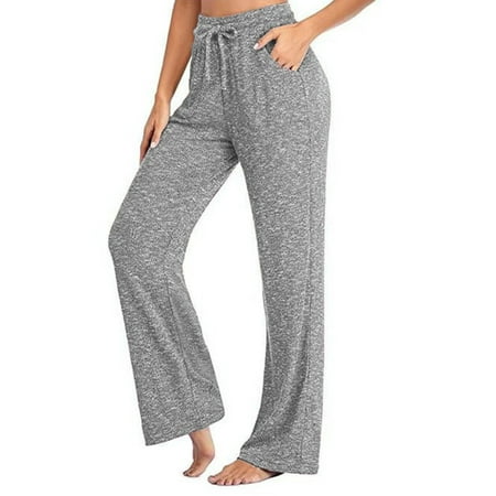 

Niuer Womens Bootcut Flares Activewear Lounge Pants Casual Wide Leg Pajama Pant Stretch Sleep Bottoms Plus Size Sleepwear S-5XL