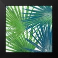 thumbnail image 2 of Pinto, Patricia 20x20 Black Modern Framed Museum Art Print Titled - Organic Blue Green I, 2 of 5