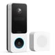 thumbnail image 1 of AOSU Timbre con cámara inalámbrica: vista de pies a cabeza, detección inteligente de paquetes, timbre con video Wi-Fi 2.4G con timbre, sin tarifas mensuales, detección humana inteligente, funciona con, 1 of 5