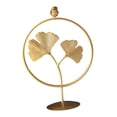 thumbnail image 4 of Escultura de Flores Adornos de Escritorio Baoblaze Estatuilla Estatua de Hoja de Metal Ginkgo Biloba, 4 of 8