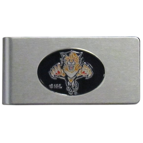 LNH Siskiyou Sports Hommes Florida Panthers Pince à Argent en Métal Brossé Taille Unique Couleur d'Équipe